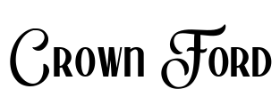 Crown Ford 字体预览图