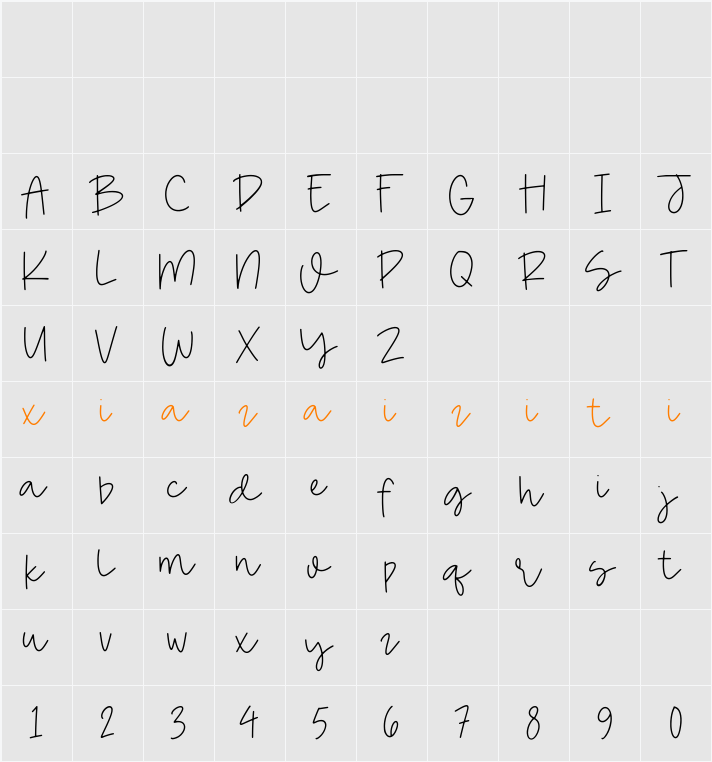 Classic Fairy 字符映射表