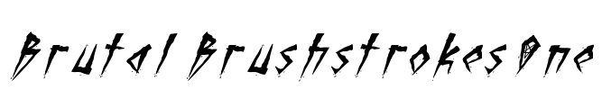 Brutal Brushstrokes One