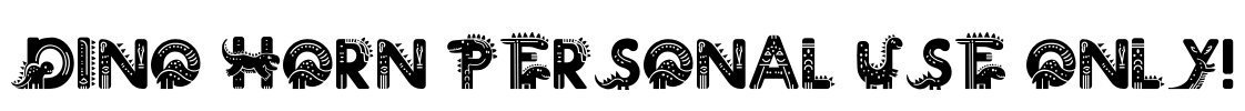 Dino Horn PERSONAL USE ONLY!
