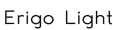 Erigo Light 字体预览图