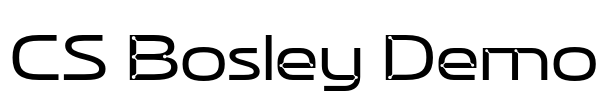 CS Bosley Demo