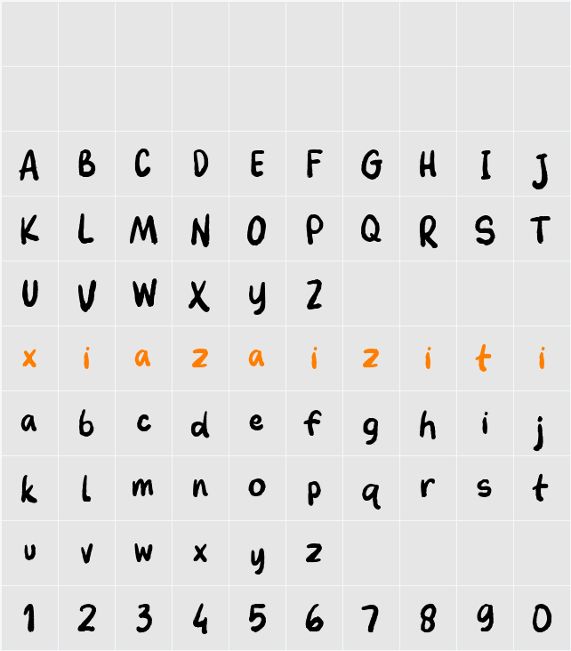 Demo Messy Thinking 字符映射表