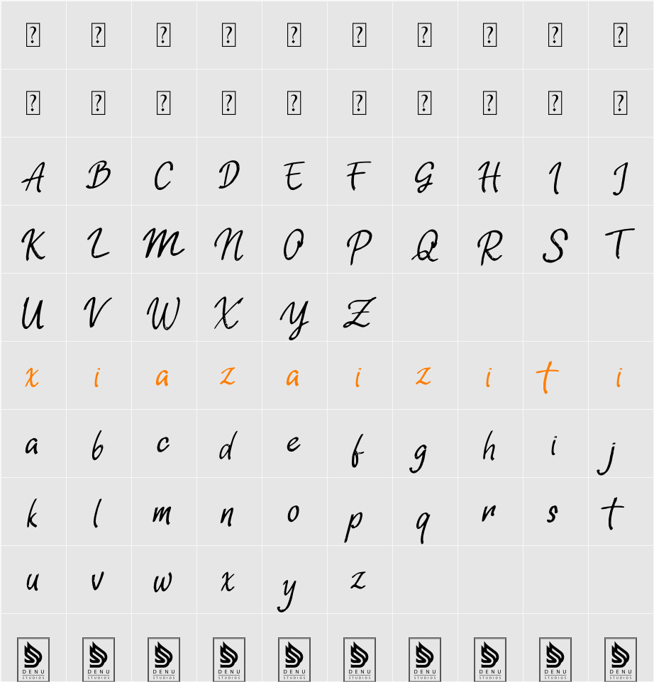 Cleriong 字符映射表