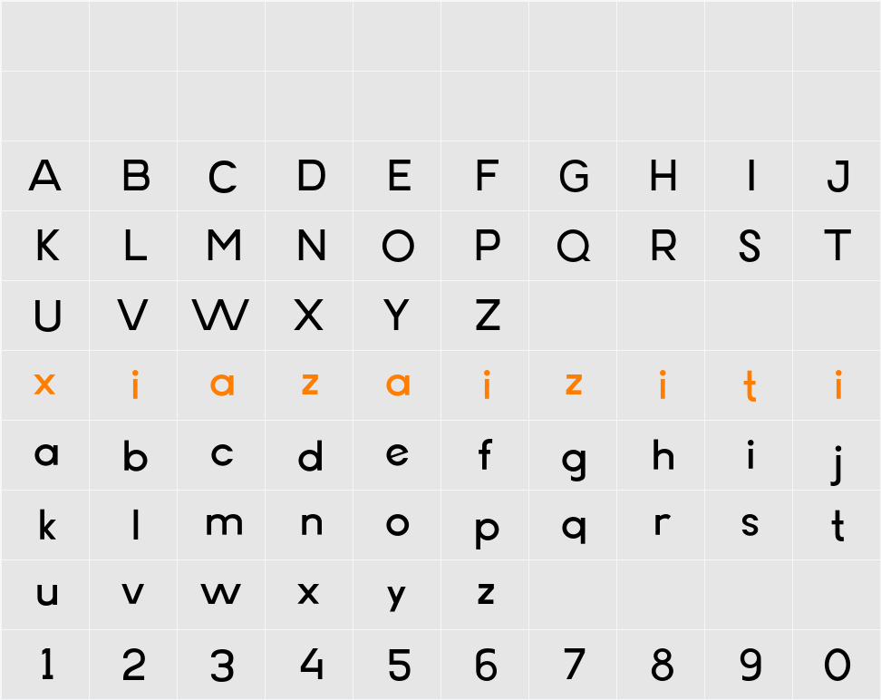 Erigo Med 字符映射表