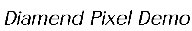 Diamend Pixel Demo