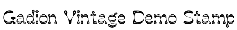 Gadion Vintage Demo Stamp