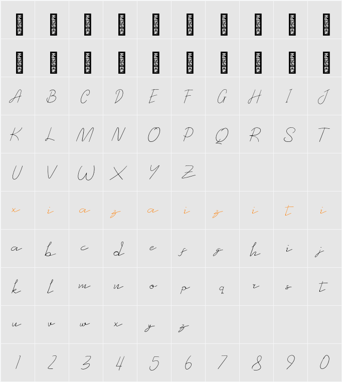 Essenaly Personal Use 字符映射表