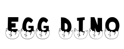 Egg Dino 字体预览图