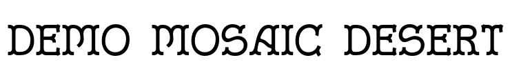 Demo Mosaic Desert