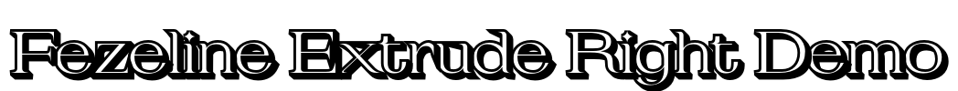 Fezeline Extrude Right Demo