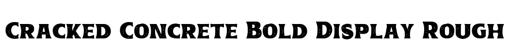 Cracked Concrete Bold Display Rough