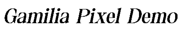 Gamilia Pixel Demo