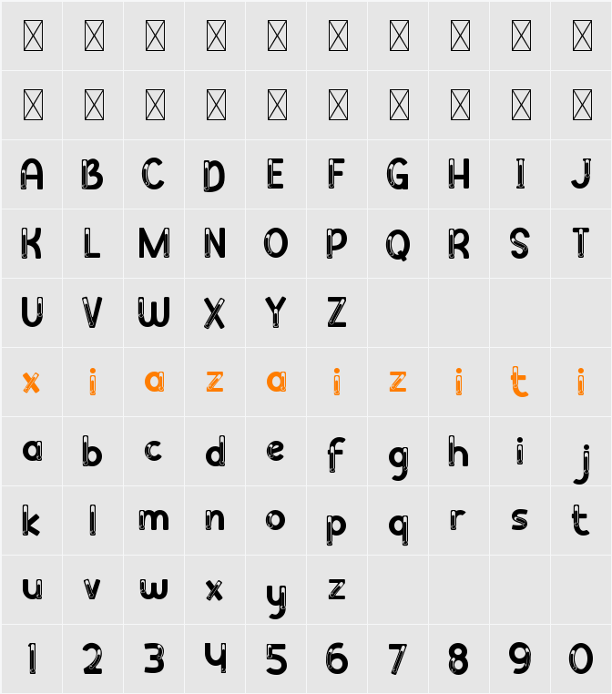 Clever Science Termo 字符映射表