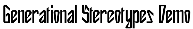 Generational Stereotypes Demo