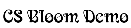 CS Bloom Demo