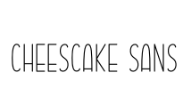Cheescake Sans