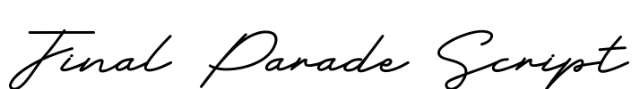 Final Parade Script