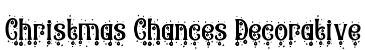 Christmas Chances Decorative