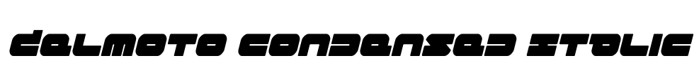 Delmoto Condensed Italic
