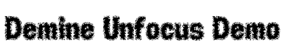 Demine Unfocus Demo