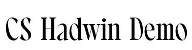 CS Hadwin Demo