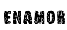 Enamor 字体预览图