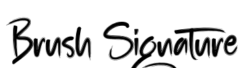 Brush Signature