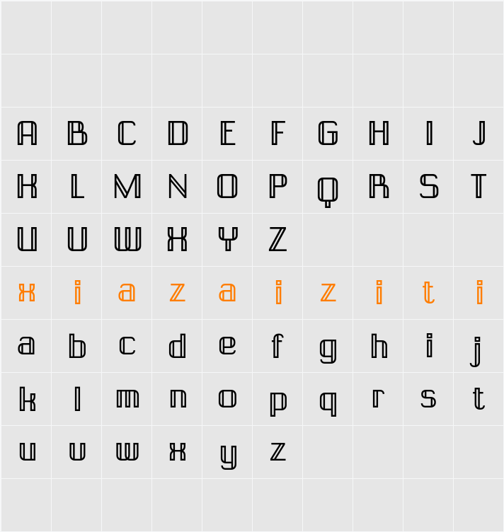 CS Watson Demo 字符映射表