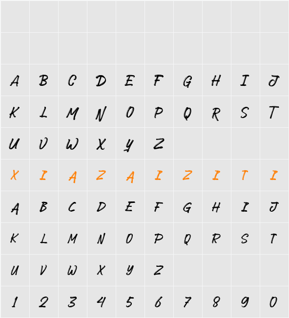 Button Grinder FreePersonal Use 字符映射表