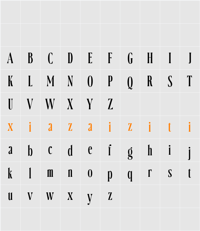 CS Damon Demo 字符映射表