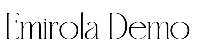 Emirola Demo
