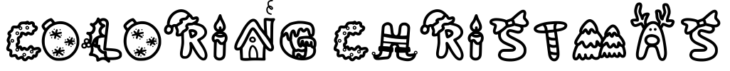 coloring christmas