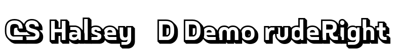 CS Halsey 3D Demo rudeRight