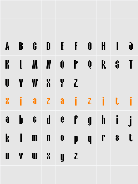 CS Wicked Demo 字符映射表