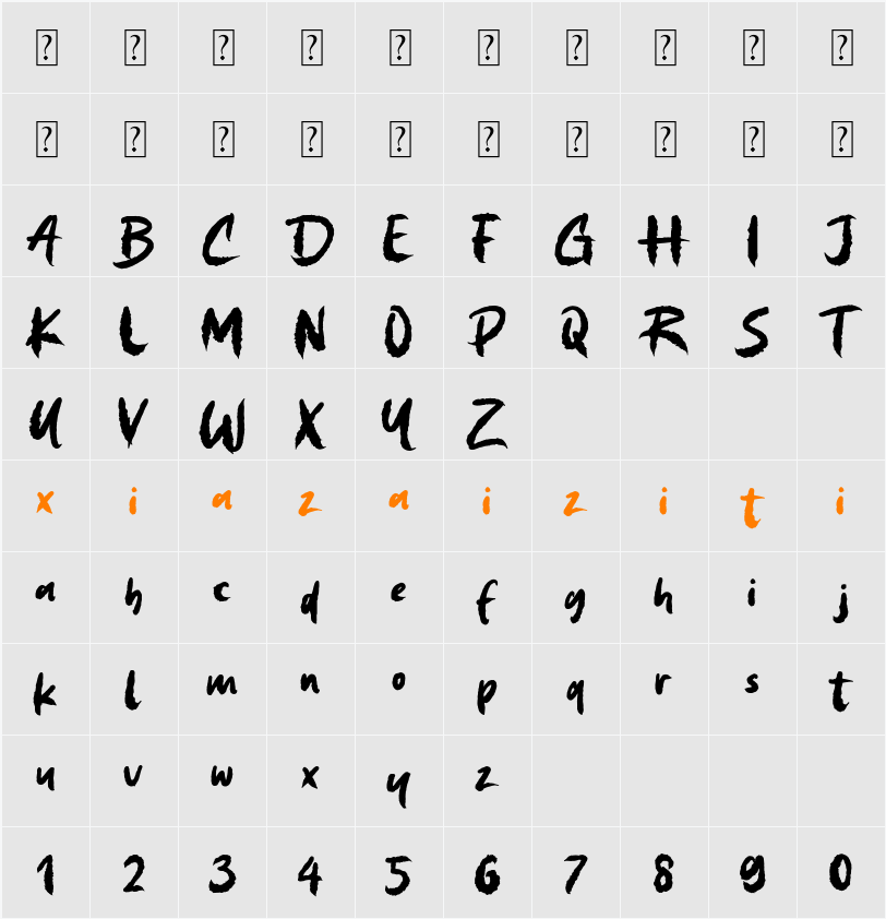 Deduction 字符映射表