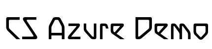 CS Azure Demo