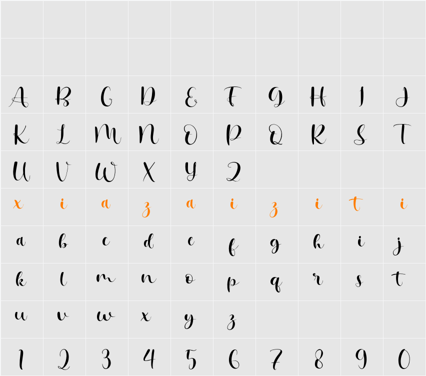 Freighter 字符映射表