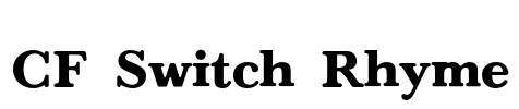 CF Switch Rhyme