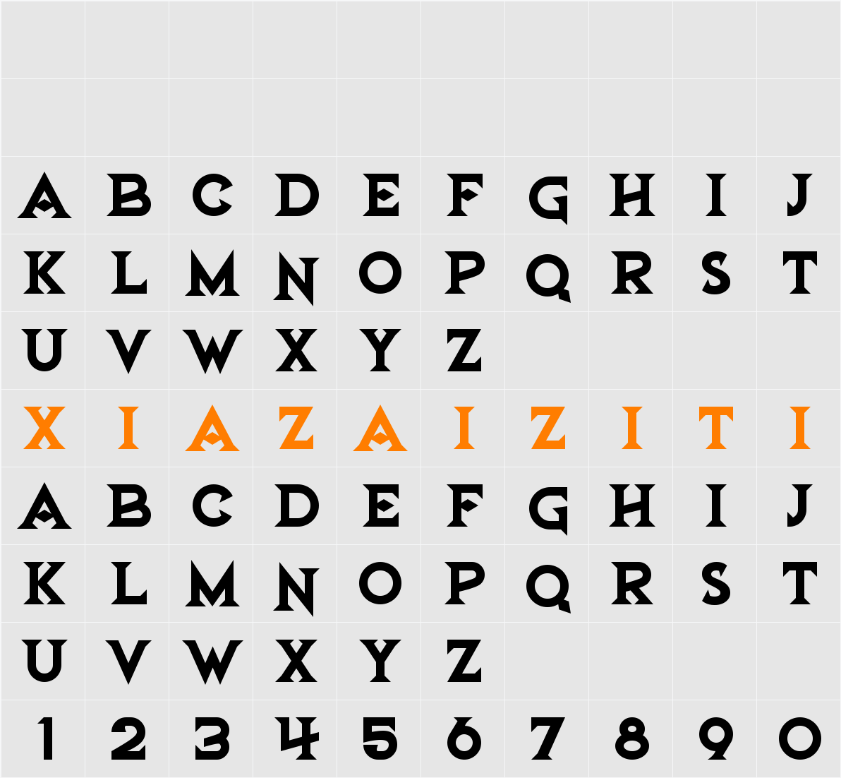 Dungeon Depths 字符映射表