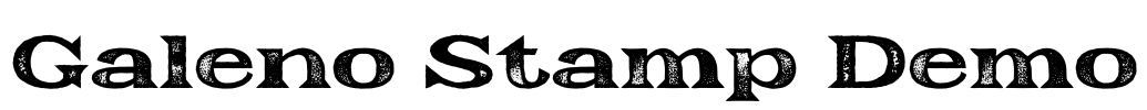 Galeno Stamp Demo
