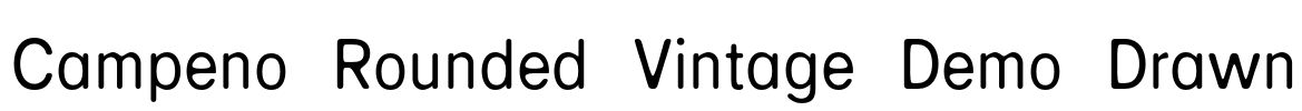 Campeno Rounded Vintage Demo Drawn