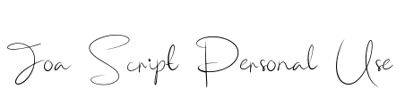 Joa Script Personal Use
