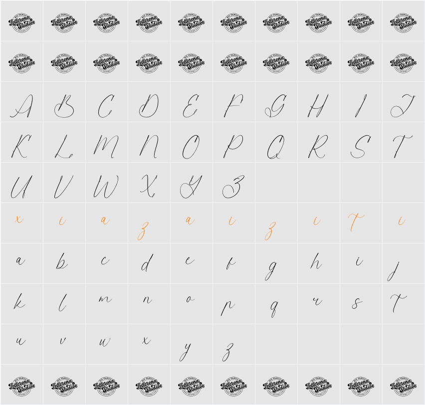 Magica Winters DEMO VERSION 字符映射表