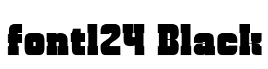 font124 Black