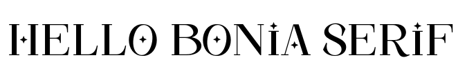 Hello Bonia Serif