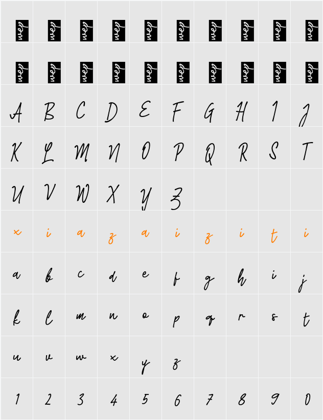 L Latinin Aja 字符映射表