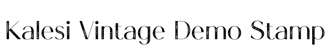 Kalesi Vintage Demo Stamp