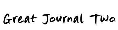 Great Journal Two