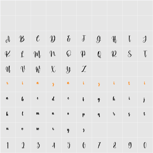 humble 字符映射表